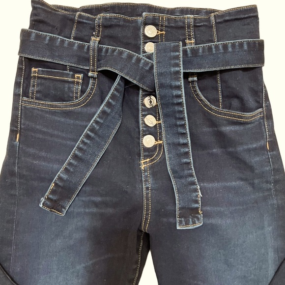 Veronica Beard Keith 12" Corset Jeans - Picture 7 of 11